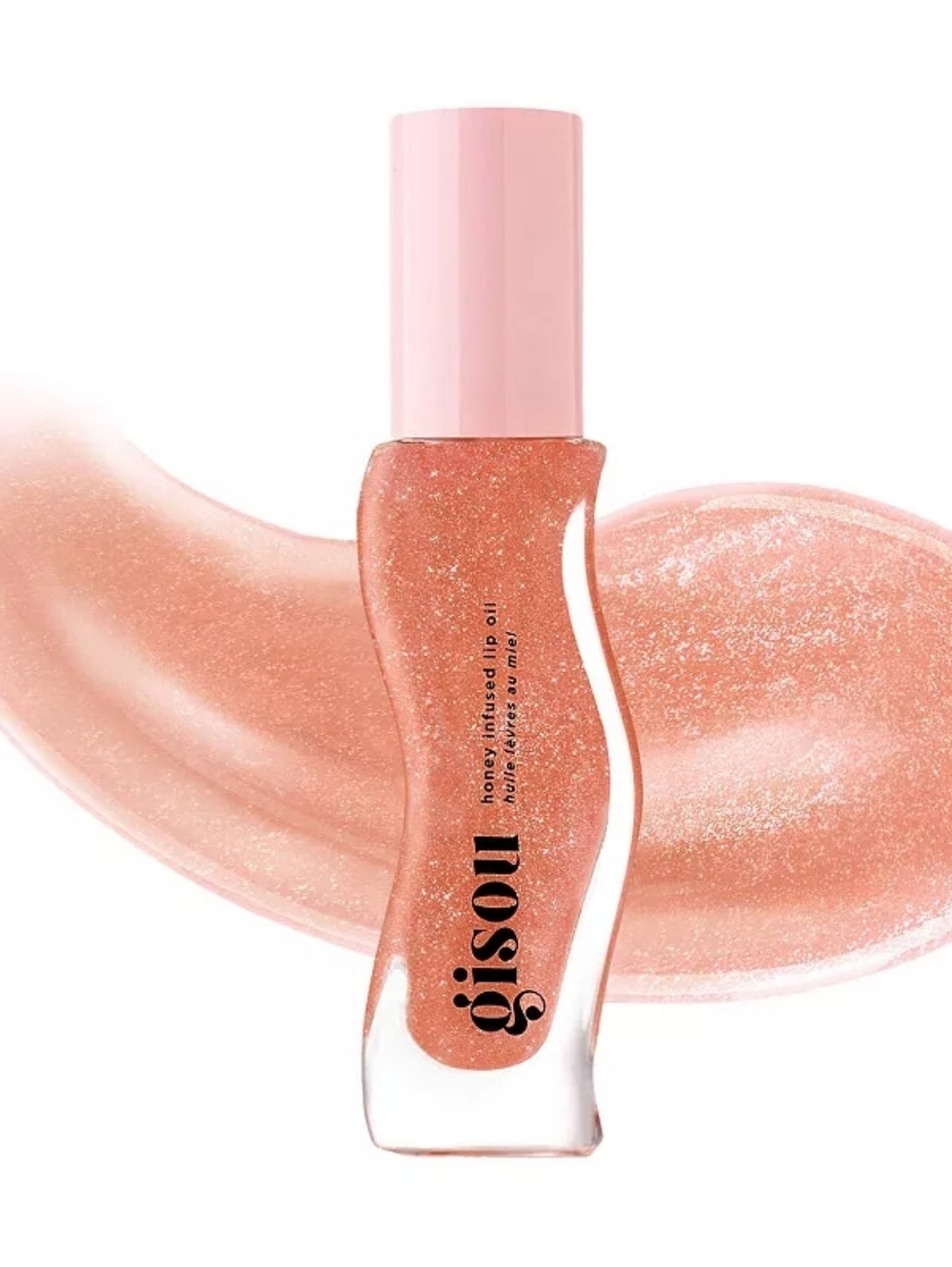 Gisou Honey Infused Lip Oil in the Glazed Plum